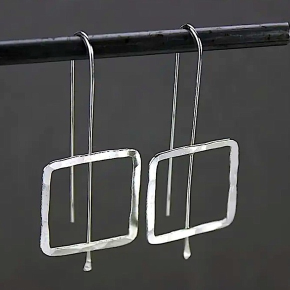 Boho Geometric Irregular Dangle Earrings - Picture 1 of 6